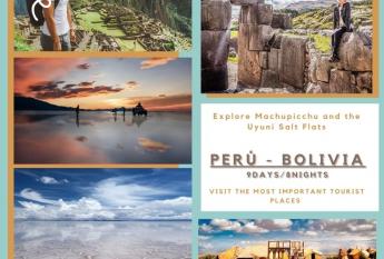 Peru and Bolivia Uyuni Salt Flats