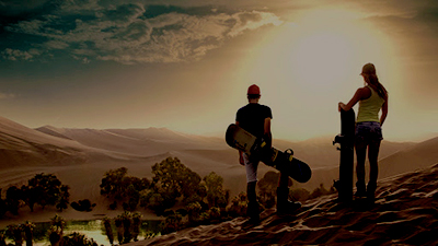 Huacachinas dunes Ica